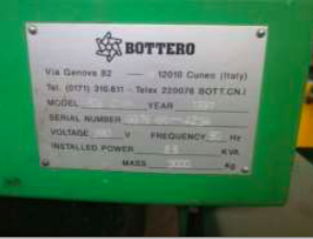 Автоматический односторонний загрузчик стекла на 3 позиции Bottero 506 CMM