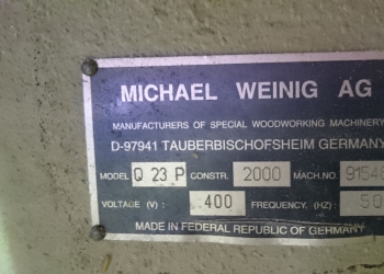 Четырехсторонний станок Weinig