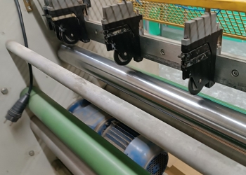 Станок для нарезки пленки ПВХ.