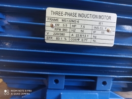 Электродвигатель MS132M2-6 B5 IE1