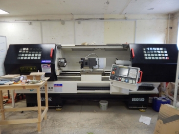 Токарный станок с ЧПУ Fanuc "CKE6150Z/1500" (6 поз. рев. гол)