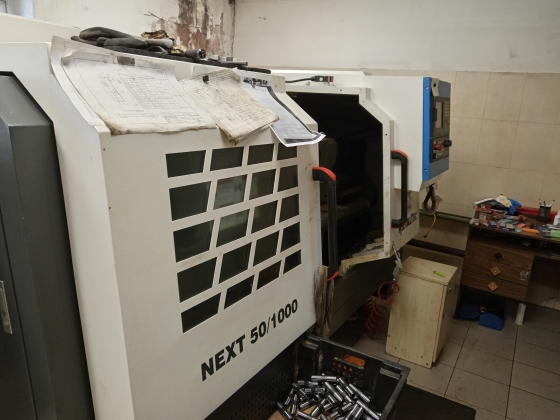 Токарный станок с ЧПУ metal tec 50/1000 next
