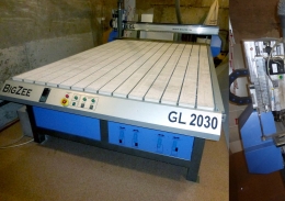 ЧПУ фрезер Bigzee Модель фрезера Gl – 2030 (рабочая зона 2080 х 3100).
