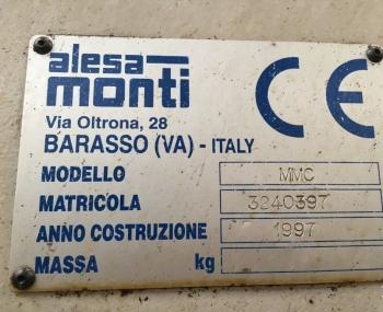 5-осевой горизонтально-расточной станок с ЧПУ Alesa Monti MMC (1997)
