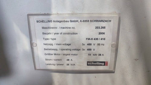 Раскроечный центр с ЧПУ SCHELLING FM-H 430/410