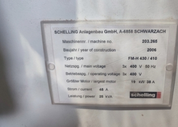 Раскроечный центр с ЧПУ SCHELLING FM-H 430/410