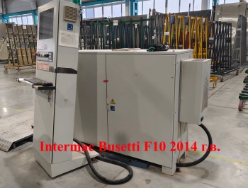 Линия по горизонтальной 4-х сторонней обработке кромки стекла с горизонтальной моечной машиной