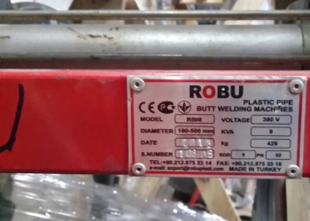 Стыковой сварочный аппарат Robu W 500 б/у