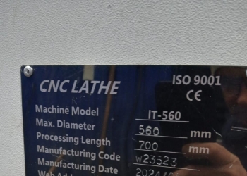Токарный станок на горизонтальной станине IRONMAC IT- 560, W23523
