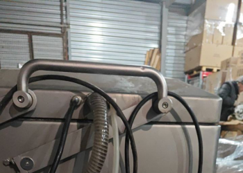 DZ-510/2SA (HVC-510S/2A) SS (нерж.) Напольная двухкамерная вакуум-упаковочная машина