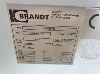 Кромкооблицовочный станок б/у Brandt KTD 720