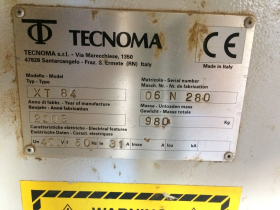Кромкооблицовочный станок Tecnoma XT - 8.4