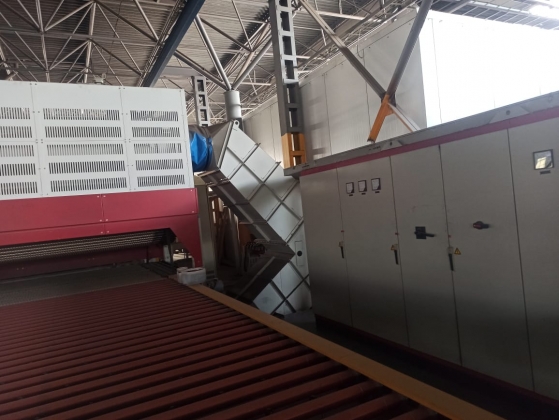 Печь для закалки стекла модель North Glass AG-12B5017R с секцией гнутья