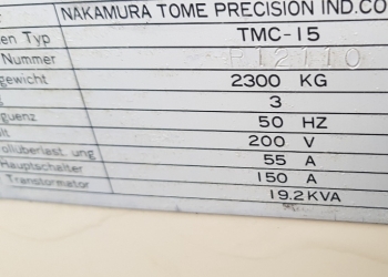 Токарный станок с ЧПУ Nakamura TMC15