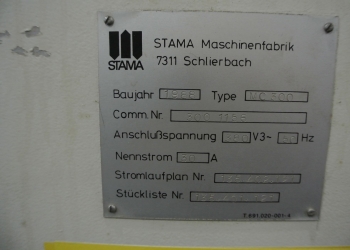Станок фрезерный STAMA MC 300
