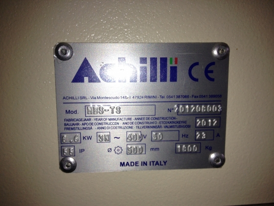 Станок Achilly MBS-TS 5.5-7.5 kW 400/50 C2