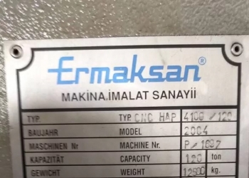 Гибочный гидравлический пресс Ermaksan cnc4100-120
