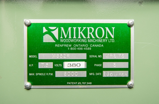 Станок для профилирования криволинейного погонажа MIKRON 652R.