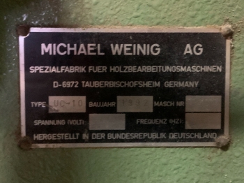 Угловой оконный центр Weinig Unicontrol 10