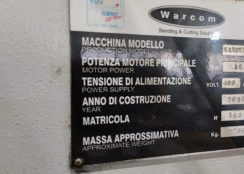 Гильотина Warcom Maxima 60-10/12 (Италия)