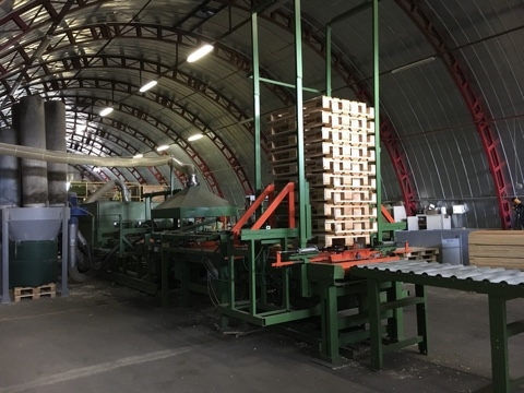 Автоматическая линия для производства деревянных поддонов 1200х800 Bohm&Kruse