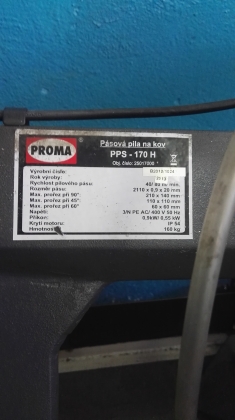 Лентопильный станок Proma PPS-170H
