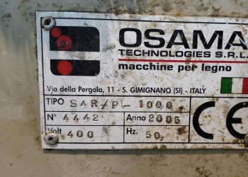 Станок клеенаносящий OSAMA  S4R-P-1000.