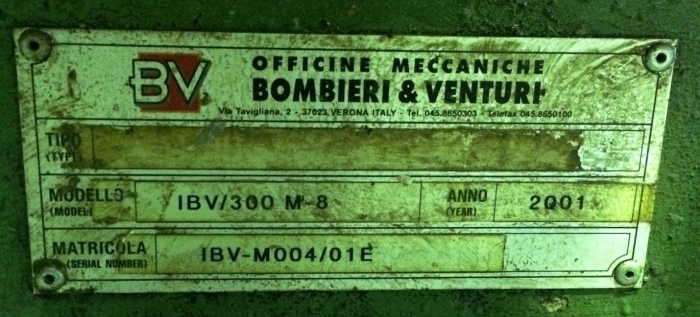 8-ми головочный подрезной камнерезный станок фирмы "Bombieri@Venturi". IBV/300 М-8.