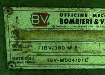 8-ми головочный подрезной камнерезный станок фирмы "Bombieri@Venturi". IBV/300 М-8.