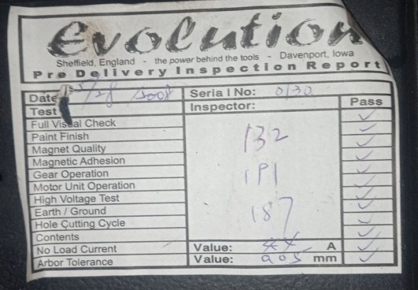 Магнитный сверлильный станок Evolution ME 7500