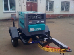 Сварочный дизельный передвижной генератор (агрегат) DLW-400LSW