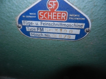 SCHEER FM5-3100 -  фурнирная пила
