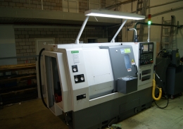 DMC DL 8TMH (DMC MACHINE TOOLS, Корея) Токарный станок с ЧПУ,  Год выпуска 2015 год, номер MH8L3173