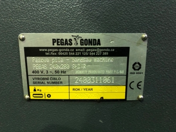 Гидравлический Ленточнопильный станок PEGASUS 240×280 SHI-R , 2010 г.в., пр-во Чехия