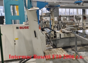 Линия по горизонтальной 4-х сторонней обработке кромки стекла с горизонтальной моечной машиной