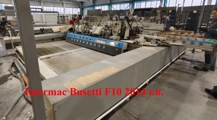 Линия по горизонтальной 4-х сторонней обработке кромки стекла с горизонтальной моечной машиной