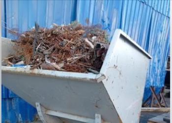 Продам контейнер К-900 металлический, самоопрокидывающийся, 0,9 м³, б/у