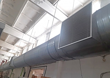 Приточная установка общеобменной вентиляции AIRNED-M20 L/K1/P1/N2.2/V1.0.P63.R-11x15/H1/B1 (напольная) с воздуховодами