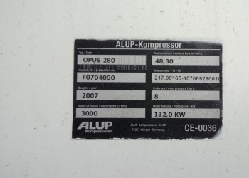 Винтовой компрессор Alup Opus 280