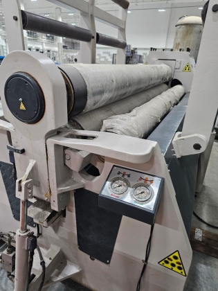 Вальцы гидравлические четырехвалковые sahinler 4R