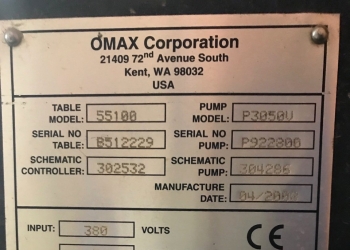 Станок гидроабразивной резки OMAX 50100 (США) 2008 г.в