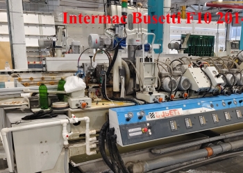 Линия по горизонтальной 4-х сторонней обработке кромки стекла с горизонтальной моечной машиной