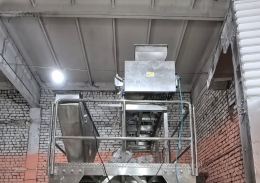 Фасовочно-упаковочная линия для сыпучих материалов.