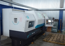 Токарный станок с ЧПУ Fanuc «CKE6150Z/1500» (6 поз. рев. гол.)