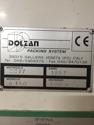Упаковочный автомат Dolzan D150