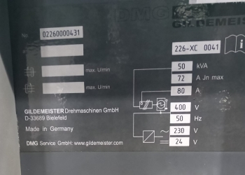 Токарный станок с ЧПУ CTX420 linear Gildemeister