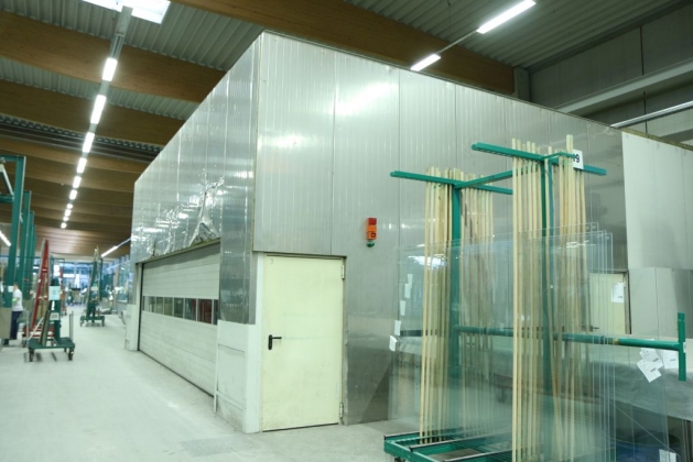 печь закалки стекла производитель Glassrobots размеры 3.210 x 8.000 mm