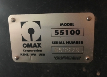 Станок гидроабразивной резки OMAX 50100 (США) 2008 г.в
