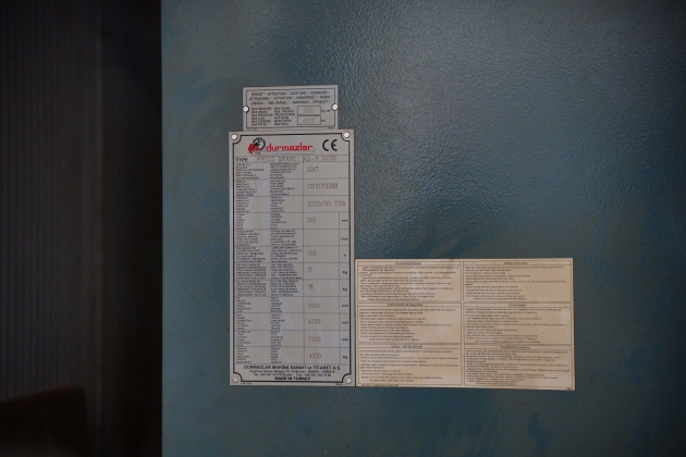 Durma AD-R 30100 с чпу DT-10 Пресс листогибочный