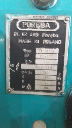 POREBA TPK 900/5000 Токарный Винторезный станок, РМЦ 5000 мм, с ГАПом и Конусной линейкой